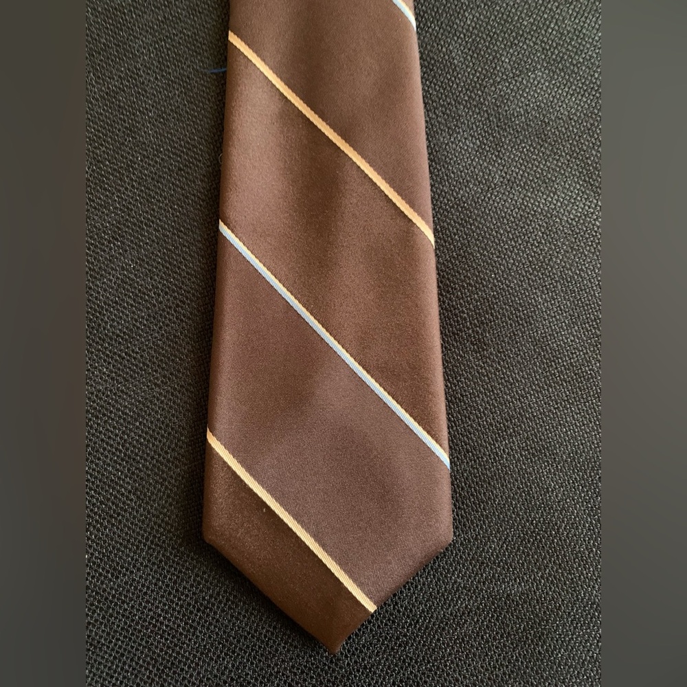 Vintage Marquis Brown Striped Men's Tie